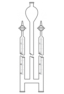 Hoffman Voltameter, Graduated 50ml (glass parts only)